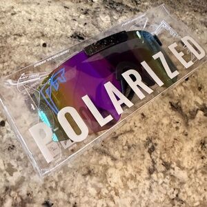 Pit Viper Sunglasses with Purple and Gold Lens